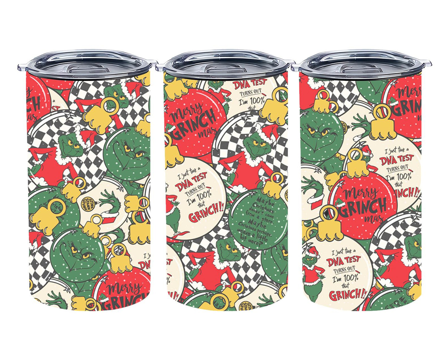 Christmas Grouch - tumbler