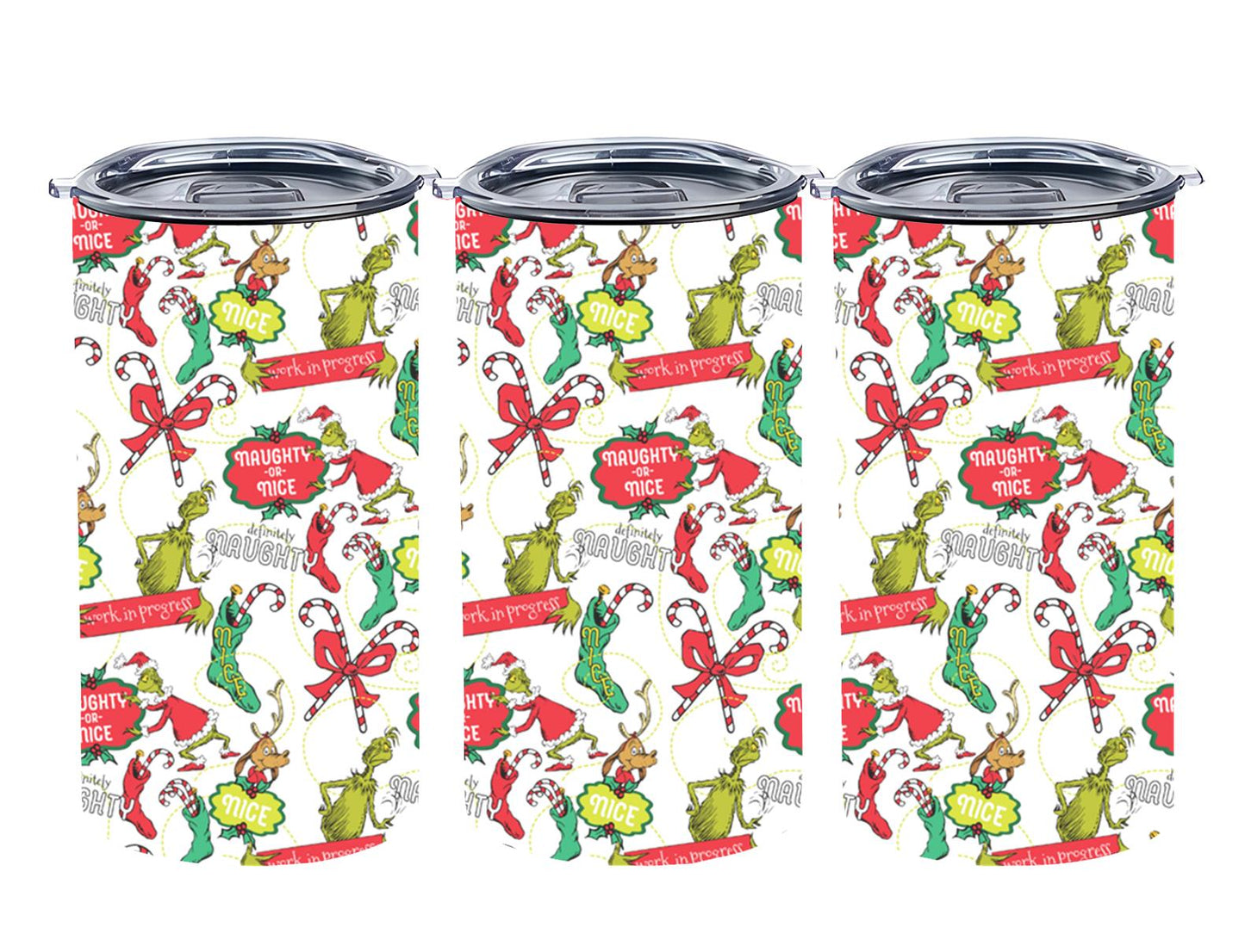 Christmas Grouch - tumbler