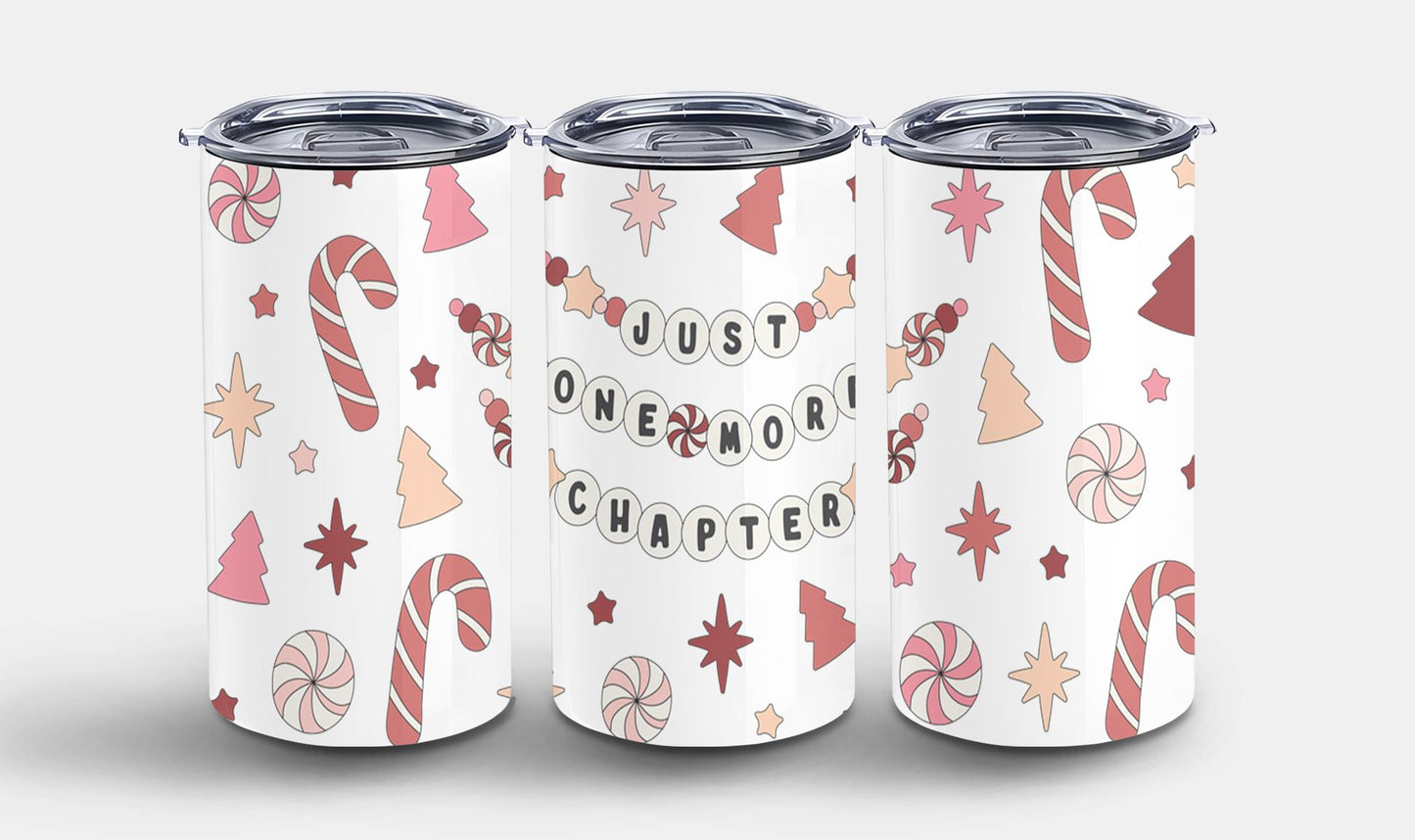 Just One More Chapter Holiday-9979 - tumbler