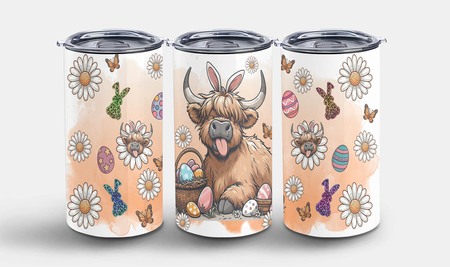 Highland Cow Easter-10383 - tumbler