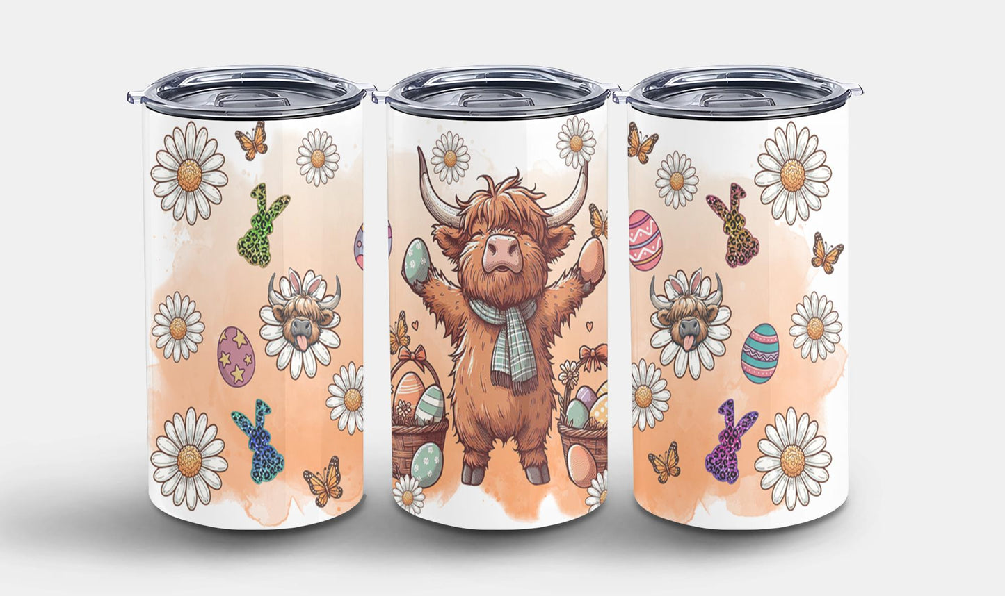Highland Cow Easter-10389 - tumbler