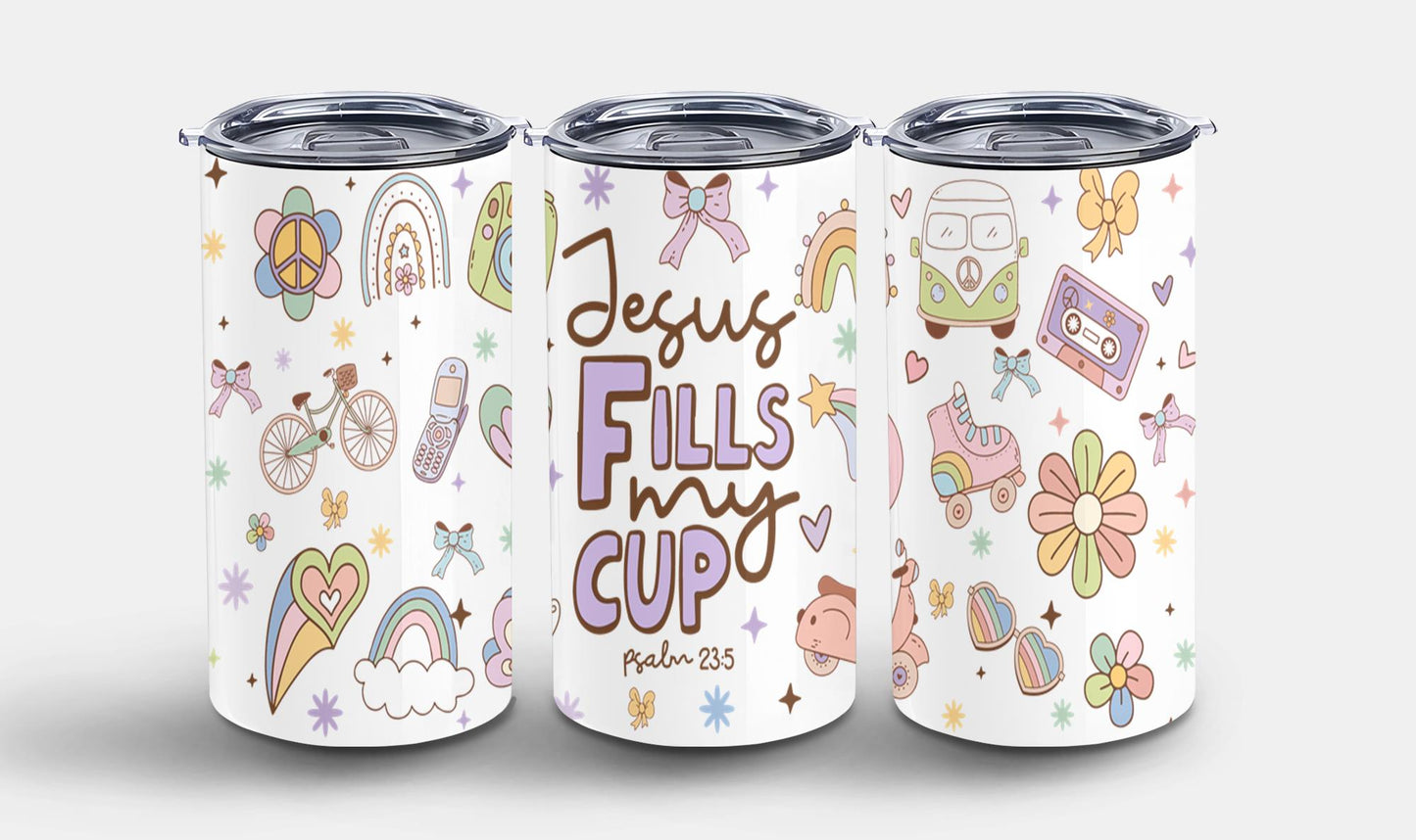 Jesus Fells My Cup-10209 - tumbler
