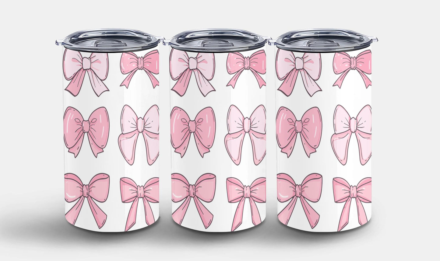 Pink Bow-9990 - tumbler