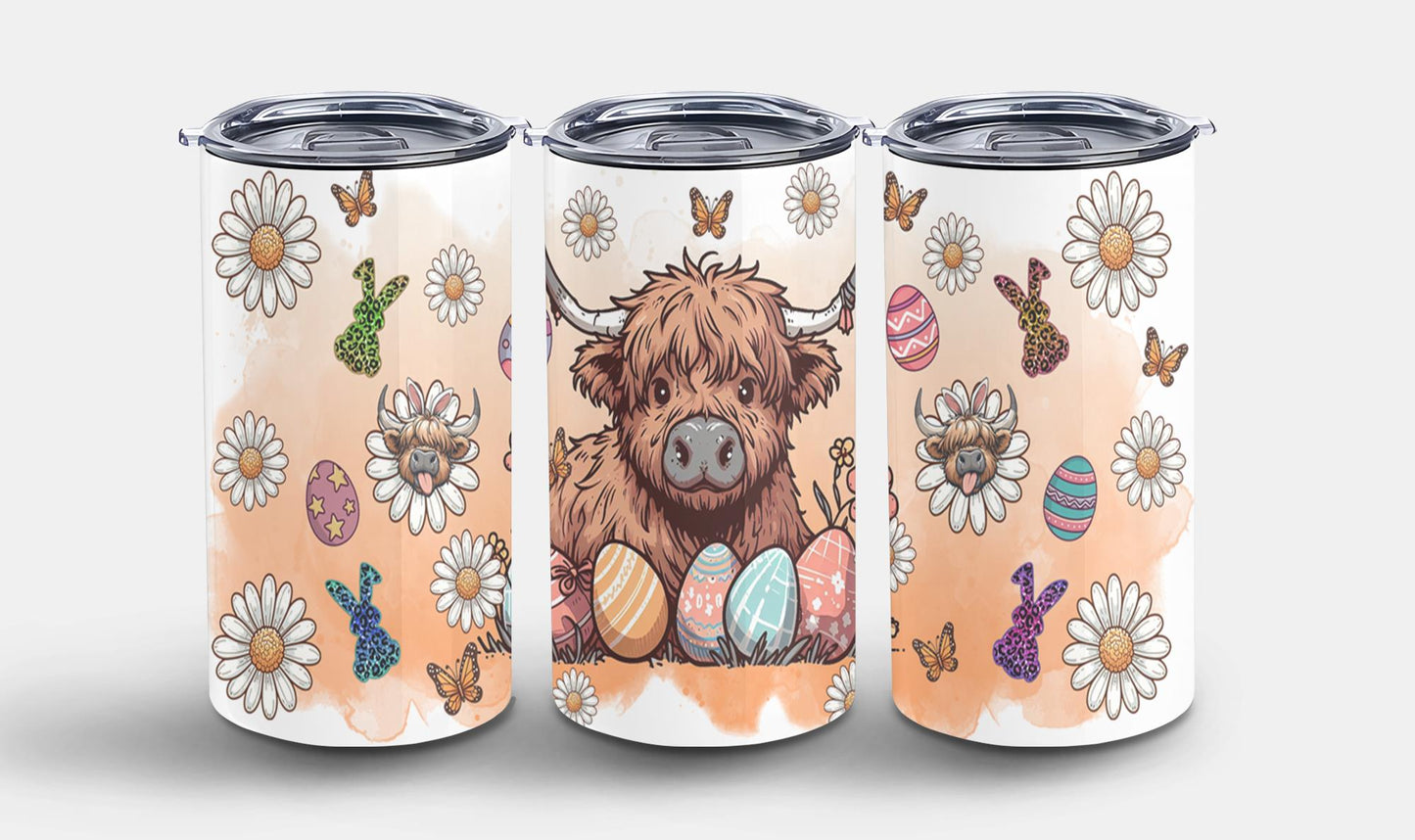 Highland Cow Easter-10375 - tumbler