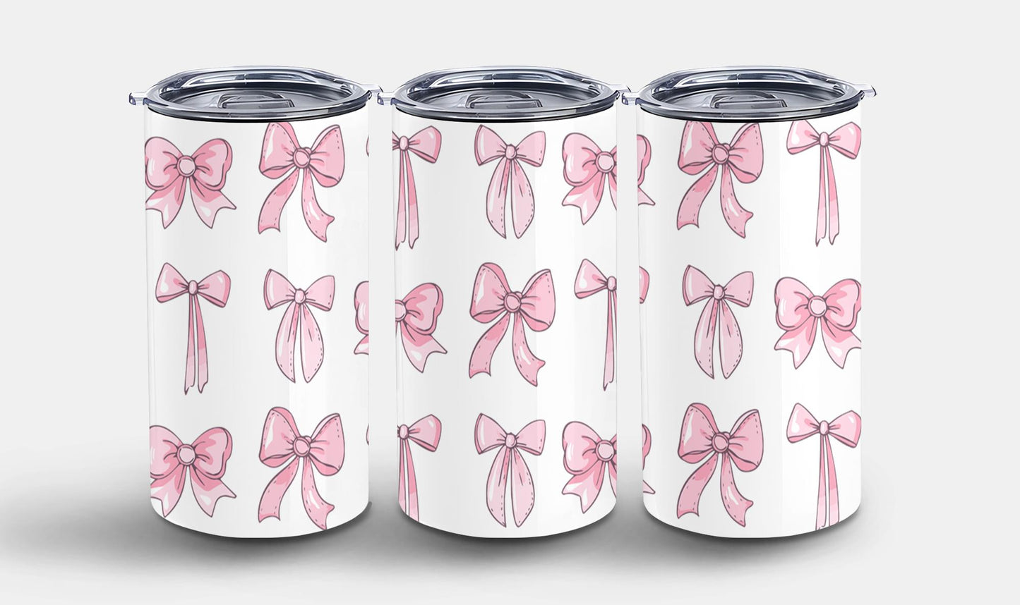 Pink Bow-9993 - tumbler