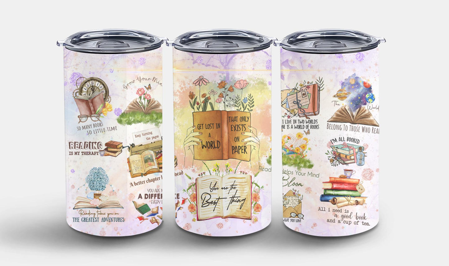 Reading Books Motivation-9983 - tumbler