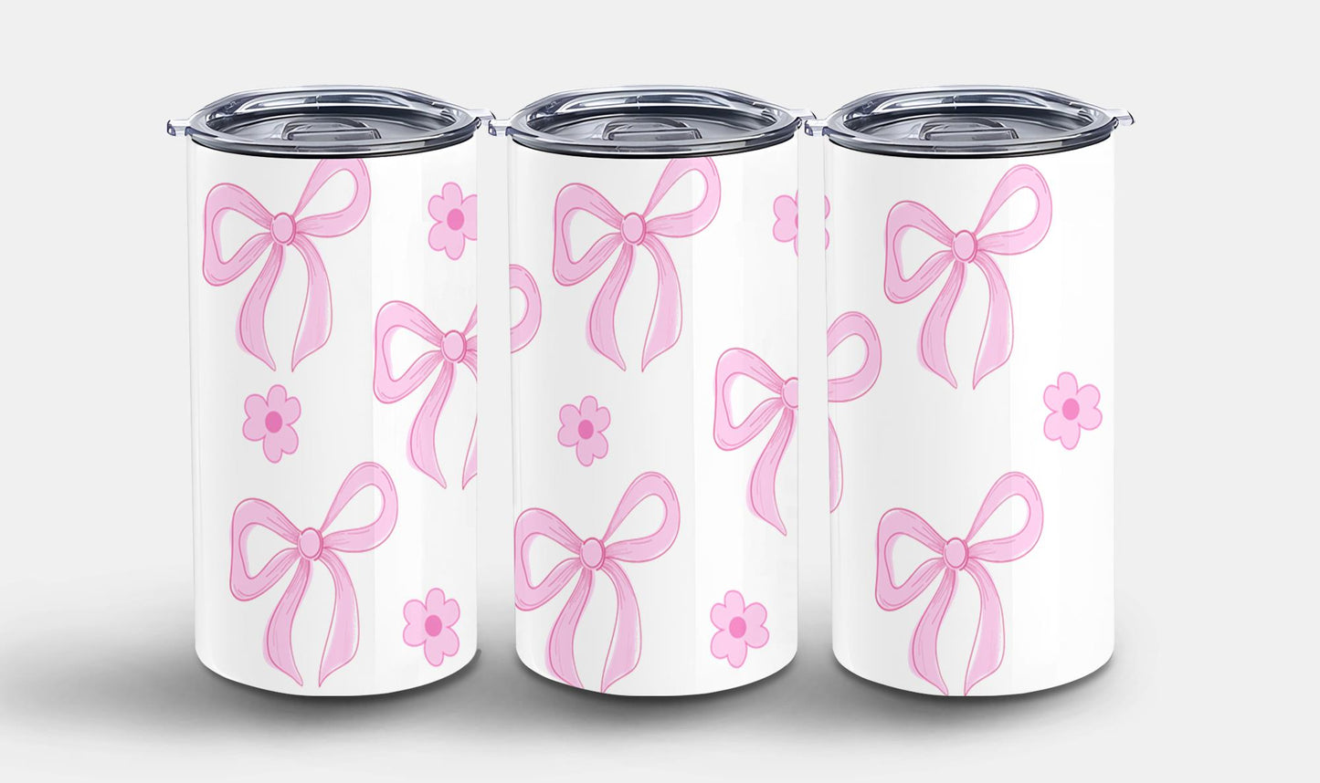Pink Flower Coquette-10259 - tumbler