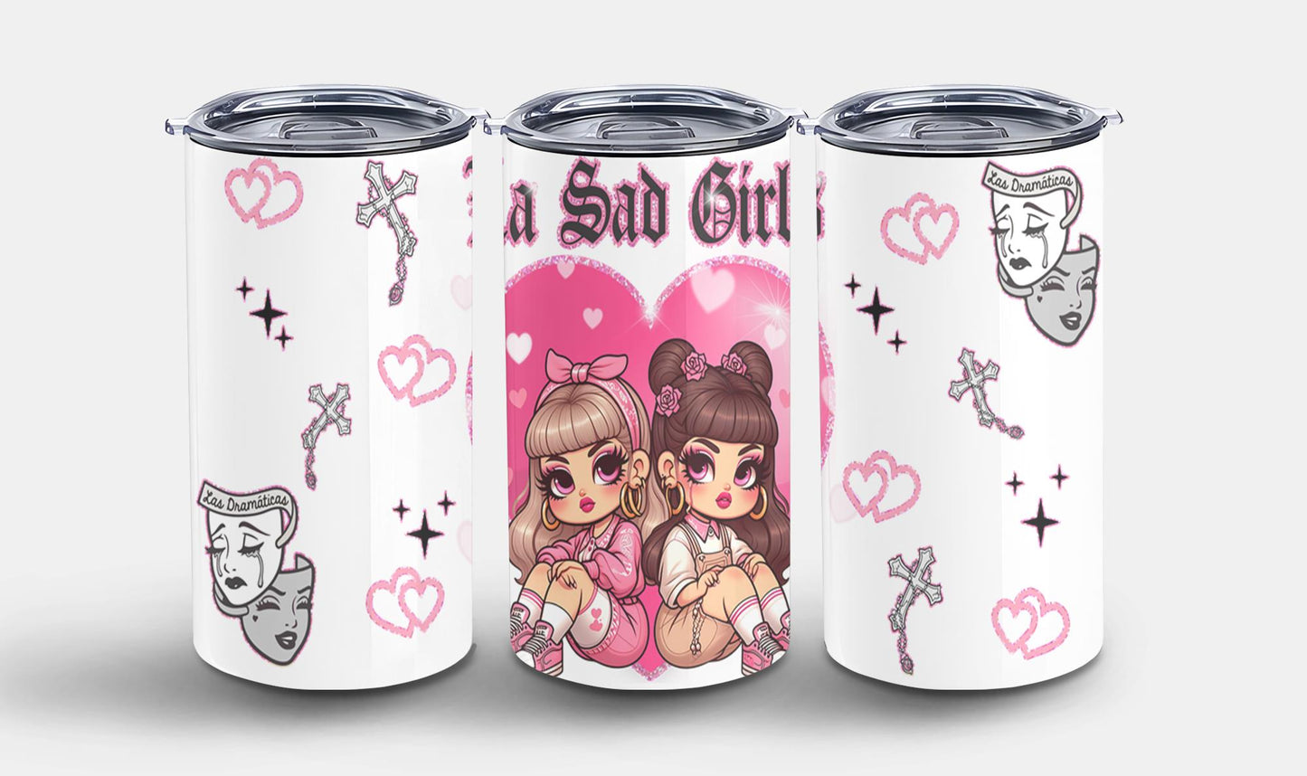 Las Sad Girl-10144 - tumbler