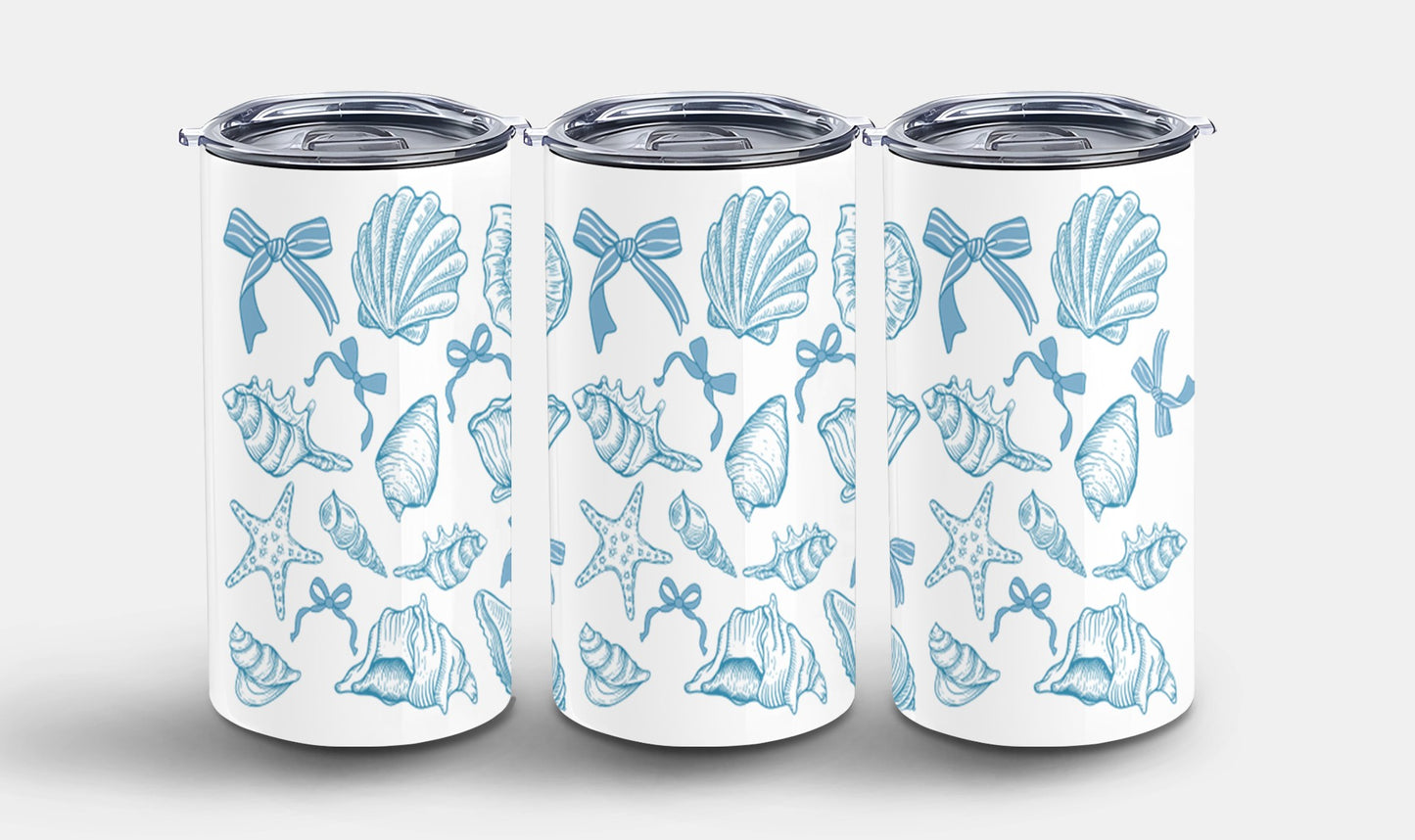 Coastal Sea Shells-10661 - tumbler