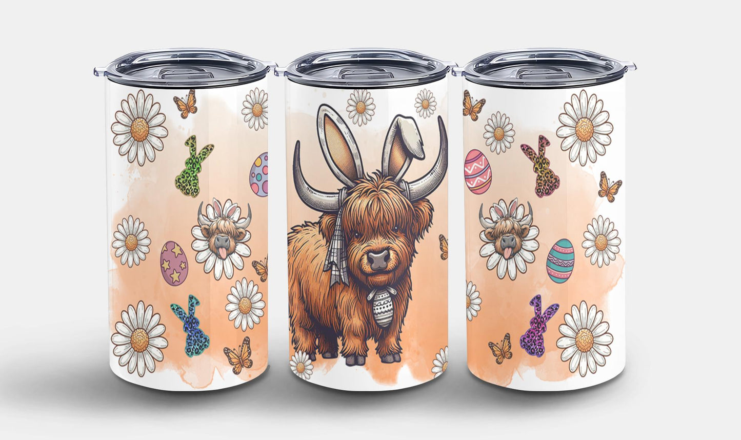 Highland Cow Easter-10381 - tumbler
