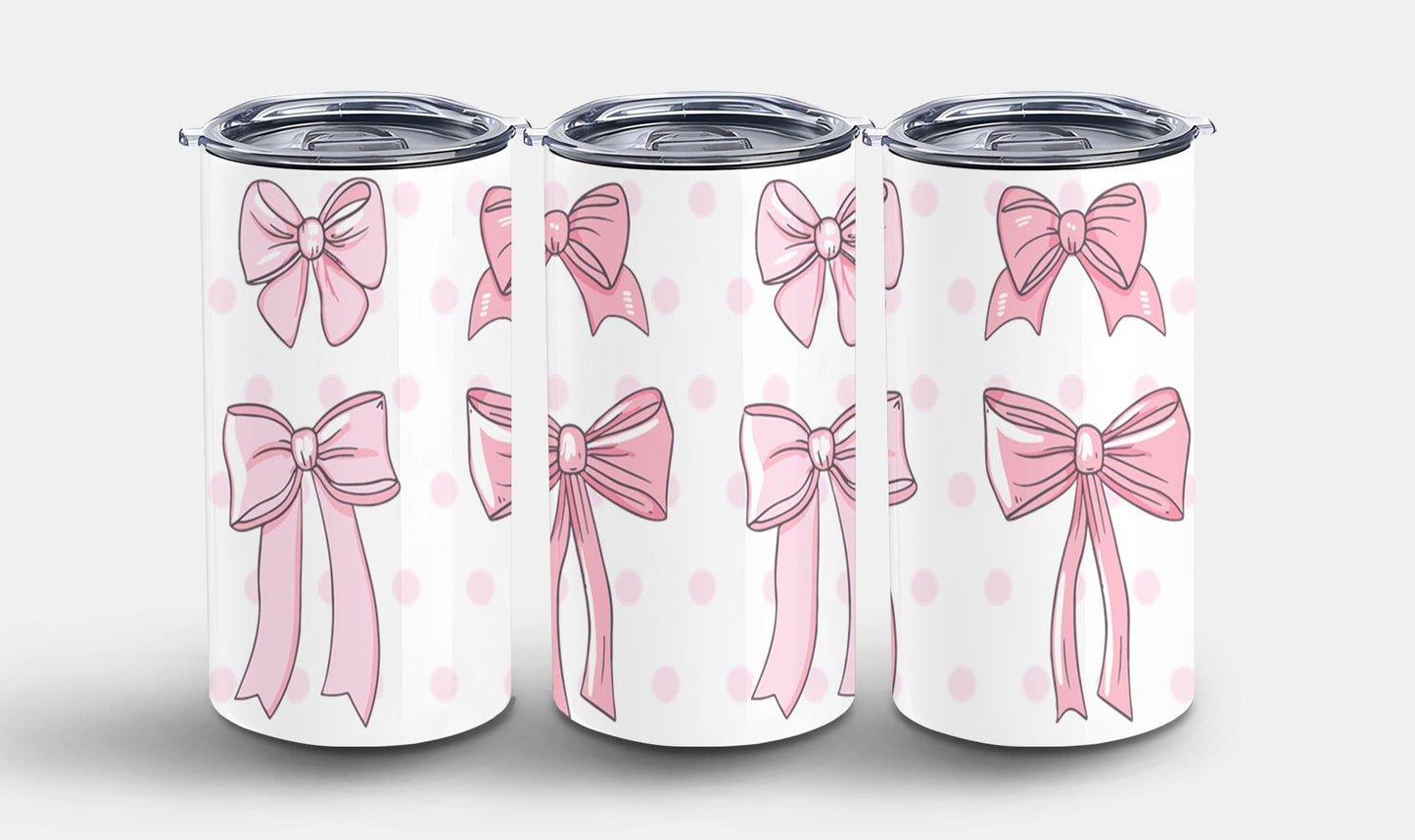 Pink Bow-9987 - tumbler