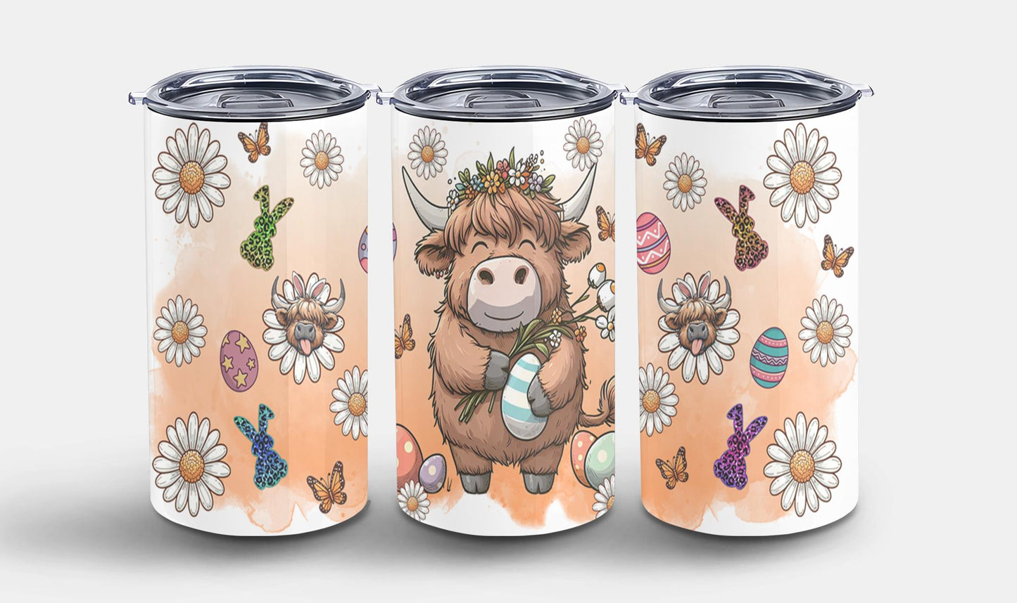 Highland Cow Easter-10387 - tumbler