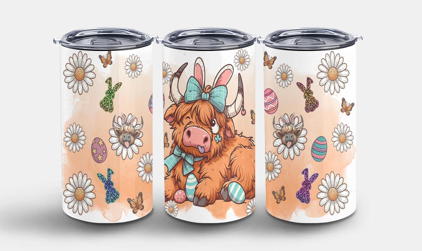 Highland Cow Easter-10371 - tumbler
