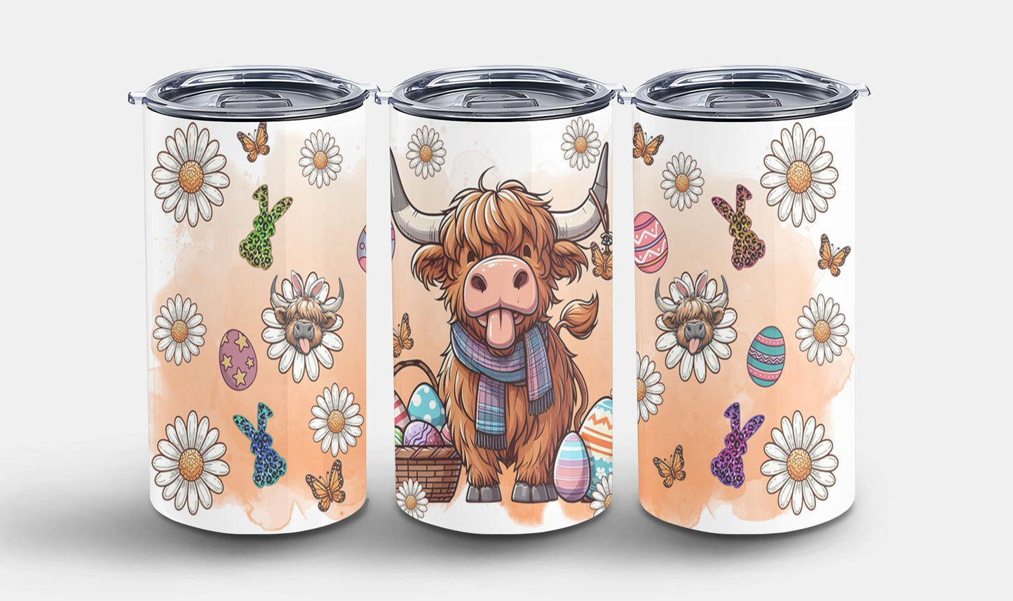 Highland Cow Easter-10386 - tumbler