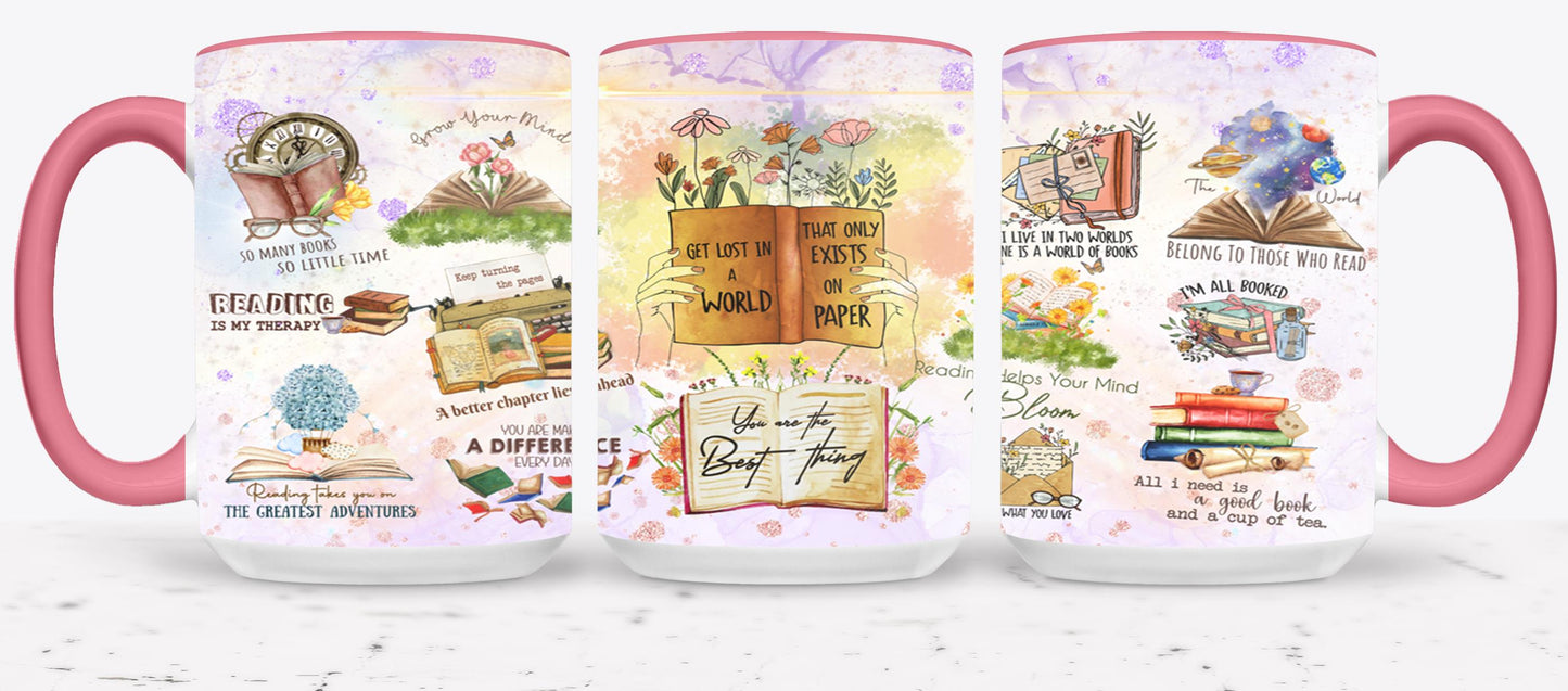 Reading Books Motivation-9983 - mugs