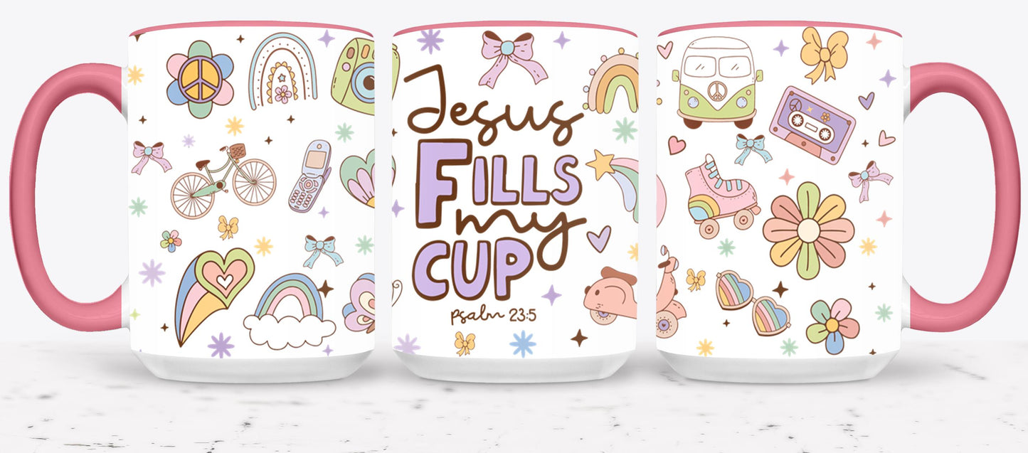 Jesus Fells My Cup-10209 - mugs