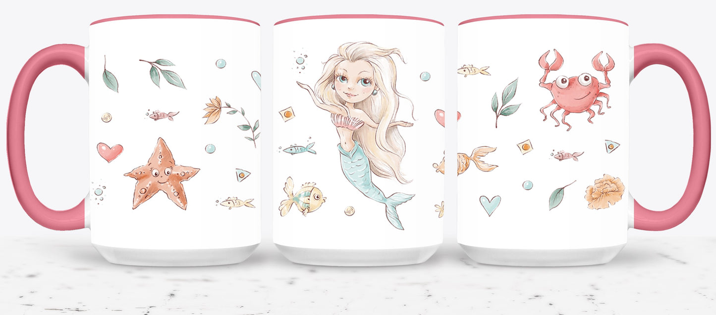 Cute Mermaid-10679 - mugs