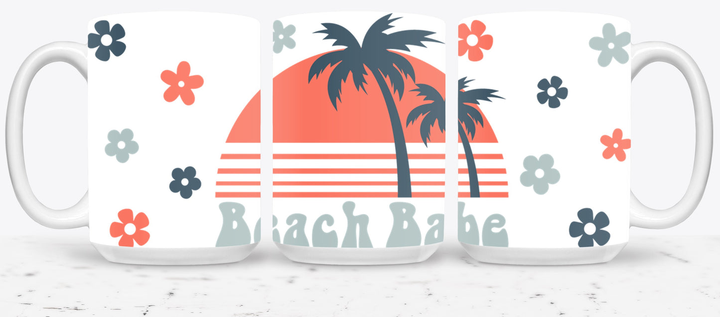 Beach Babe Retro Summer-10676 - mugs