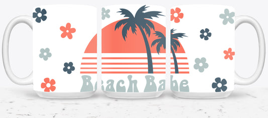 Beach Babe Retro Summer-10676 - mugs