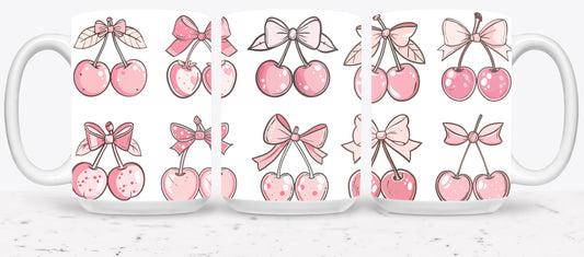 Pink Bow-9994 - mugs