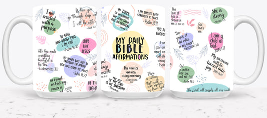 My Daily Bible Affirmation-10216 - mugs