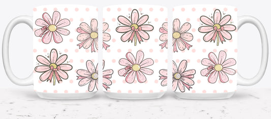 Pink Bow-9991 - mugs