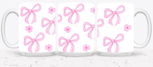Pink Flower Coquette-10259 - mugs