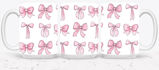 Pink Bow-9993 - mugs