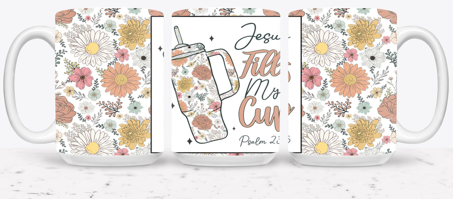 Jesus Fells My Cup-10210 - mugs