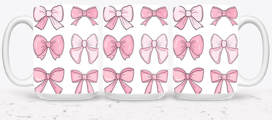Pink Bow-9990 - mugs