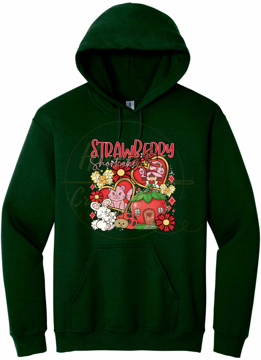 Berry Blossom Garden Crew-532 Hoodie - 532-S-Forest Green, 532-M-Forest Green, 532-L-Forest Green, 532-XL-Forest Green, 532-2XL-Forest Green, 532-3XL-Forest Green