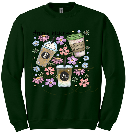 Animo Viejona-502 Sweatshirt - 502-S-Forest Green, 502-M-Forest Green, 502-L-Forest Green, 502-XL-Forest Green, 502-2XL-Forest Green, 502-3XL-Forest Green