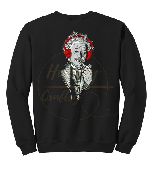 EINSTEIN, THINK. CREATE .RESIST-355 Sweatshirt - 355-S-Black, 355-M-Black, 355-L-Black, 355-XL-Black, 355-2XL-Black, 355-3XL-Black