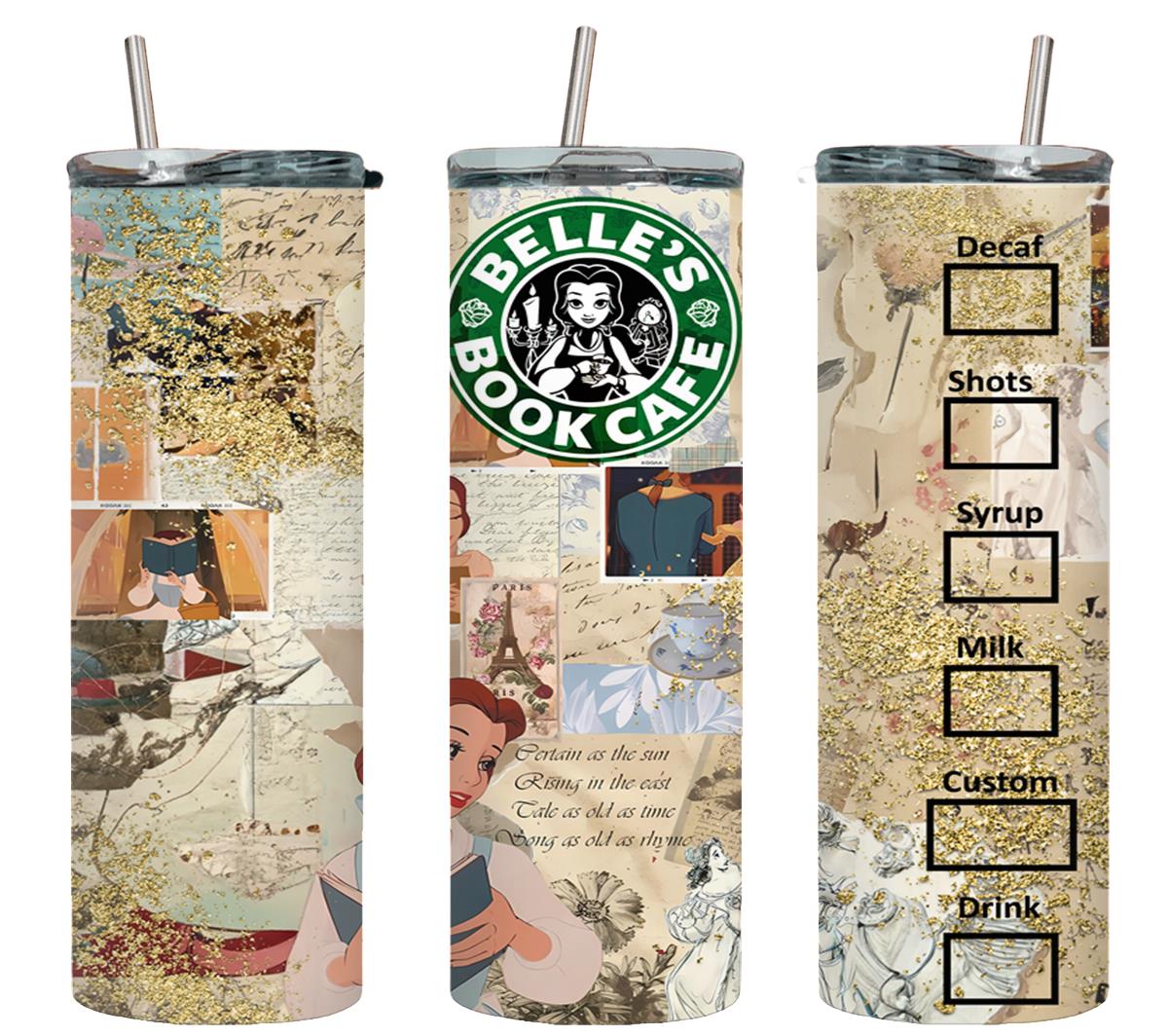 Princess Belle-9319 - tumbler