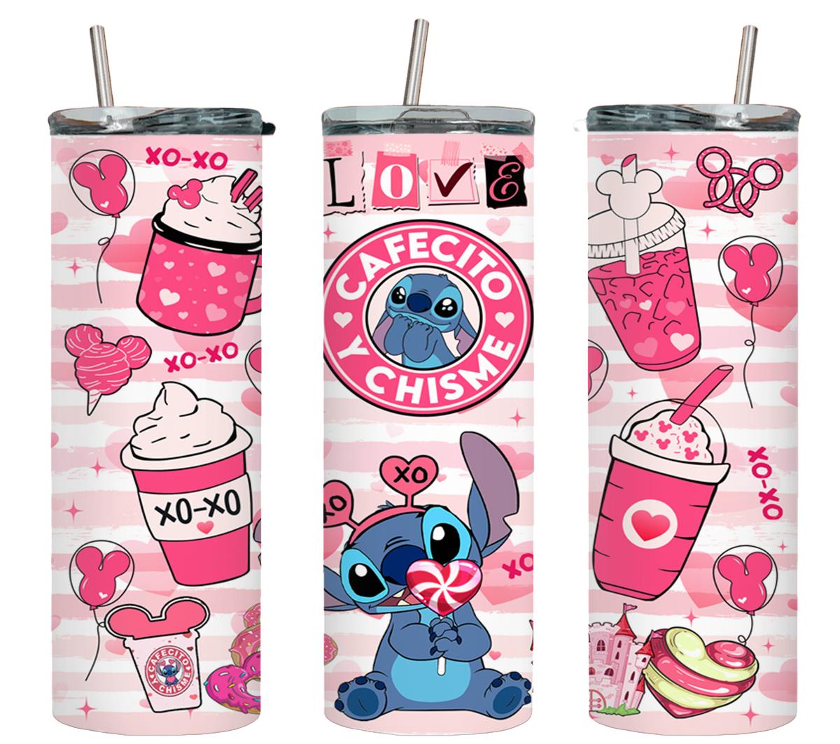 Love Cafecito y Chisme Alien-8808 - tumbler