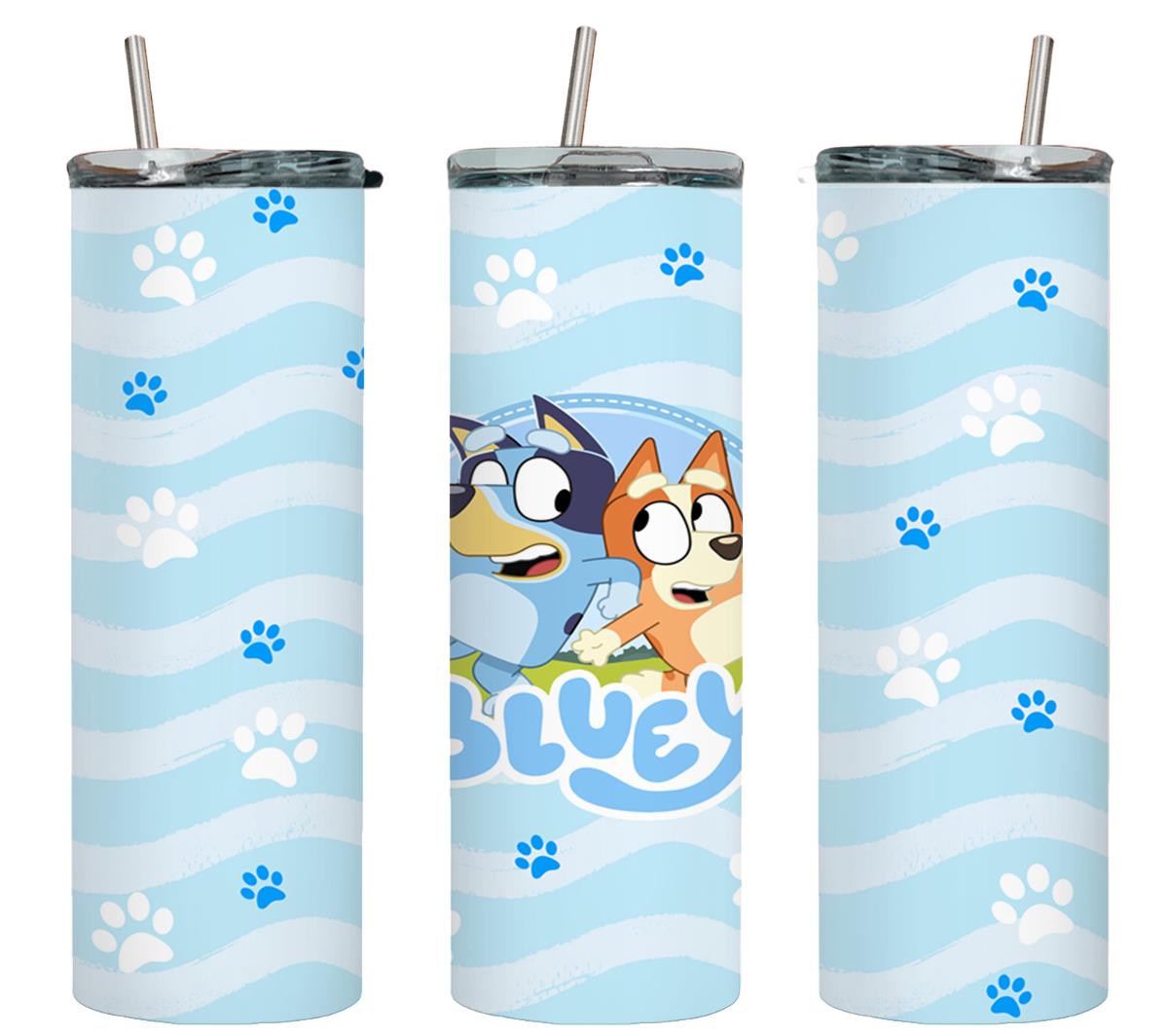 Blue Dog - tumbler