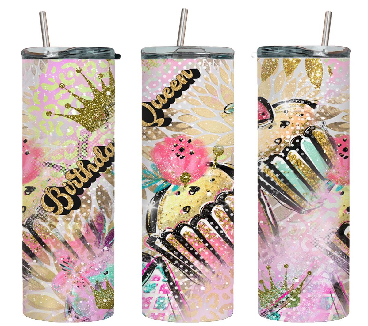 Birthday Queen - tumbler