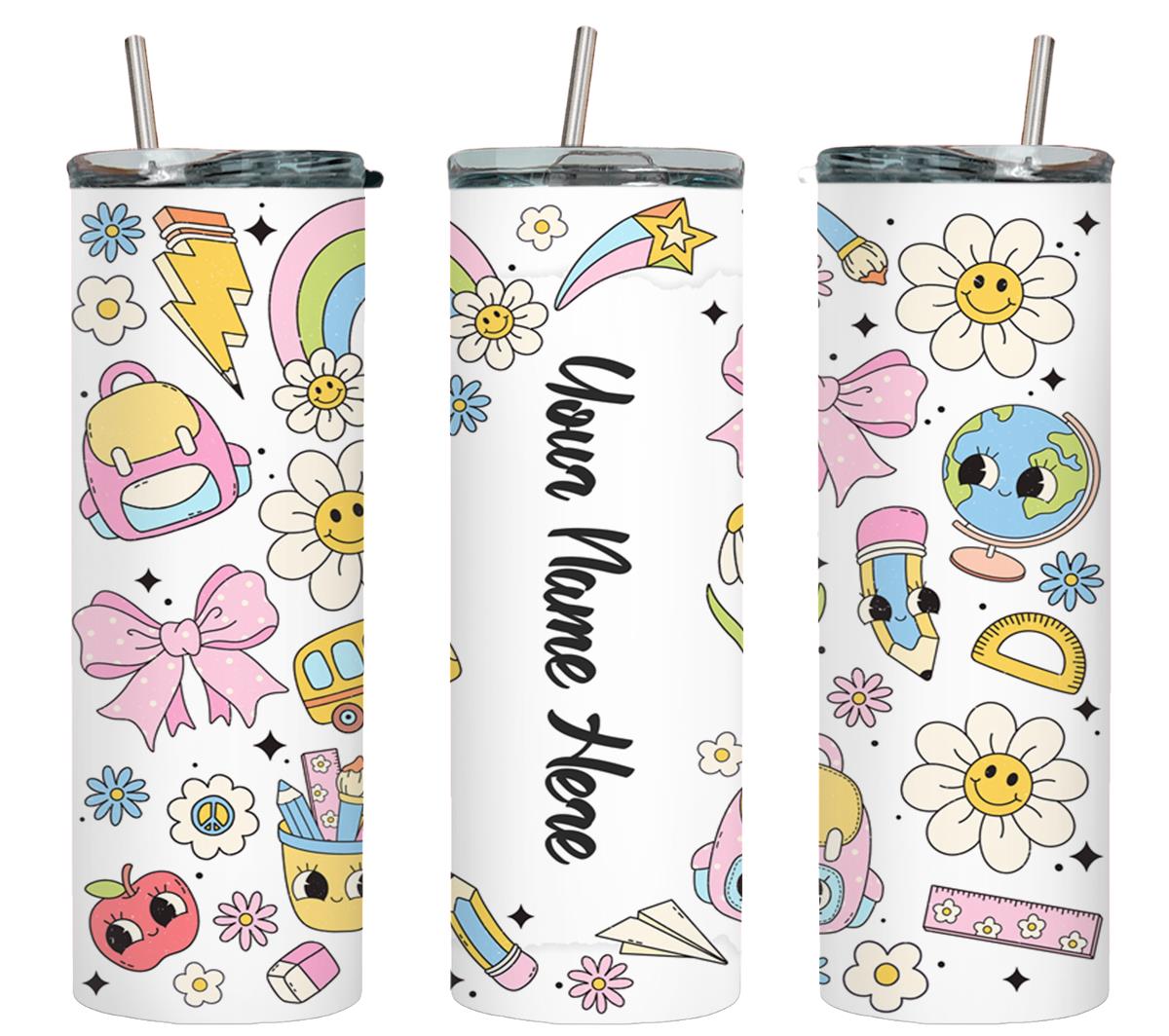 Personalized Back to School-8095 - tumbler