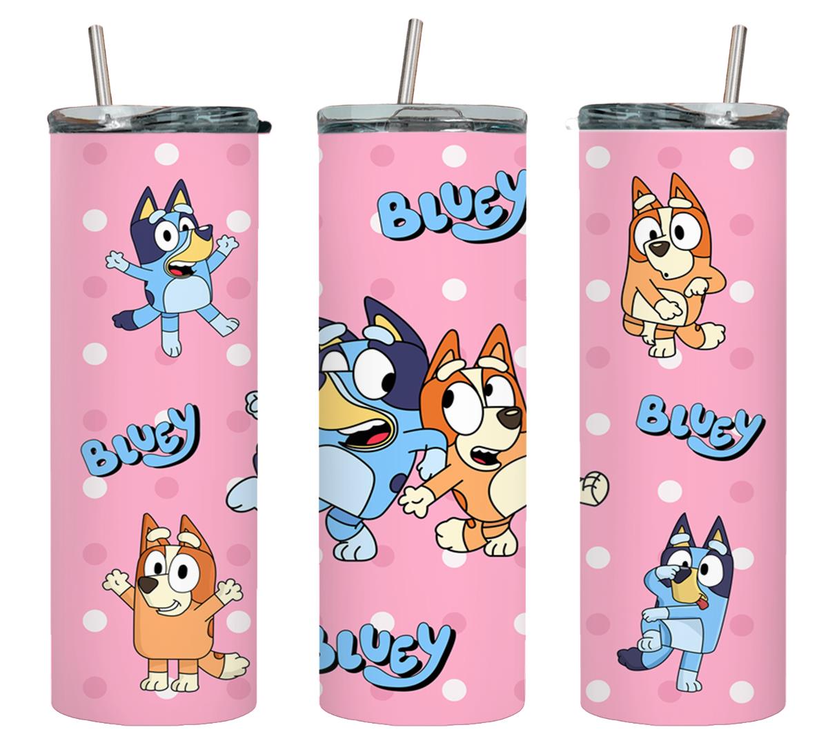 Blue Dog - tumbler