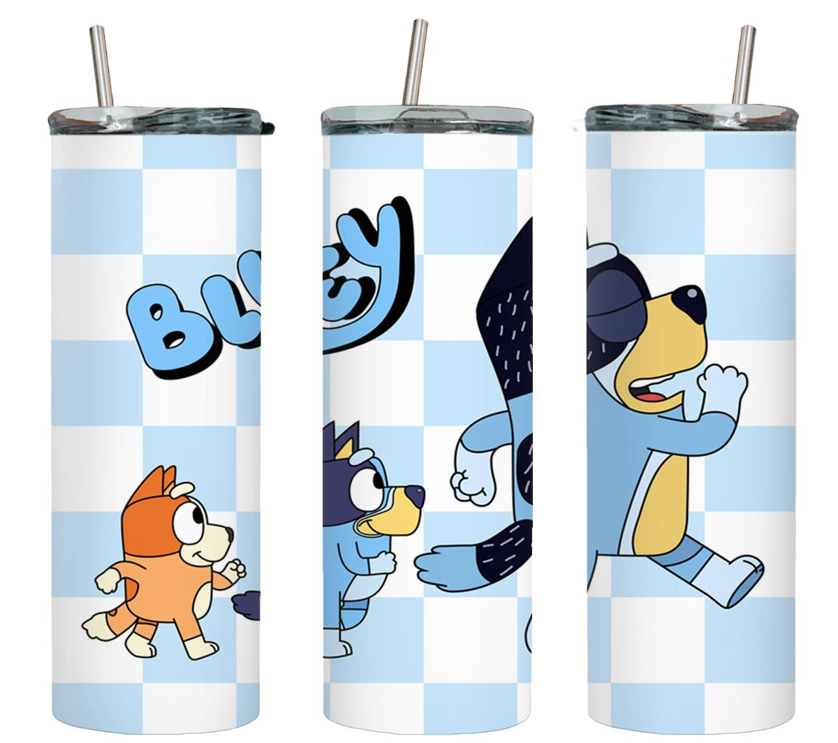 Blue Dog - tumbler