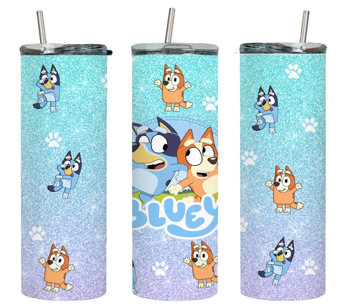 Blue Dog - tumbler