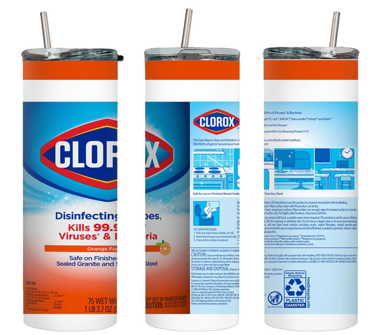 Clorox - tumbler