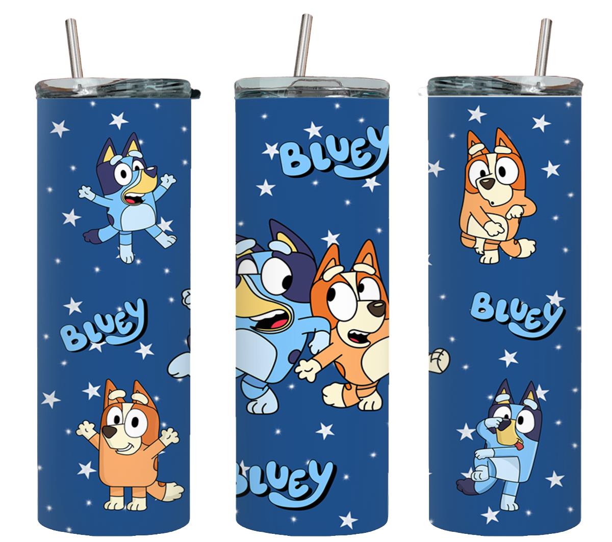Blue Dog - tumbler