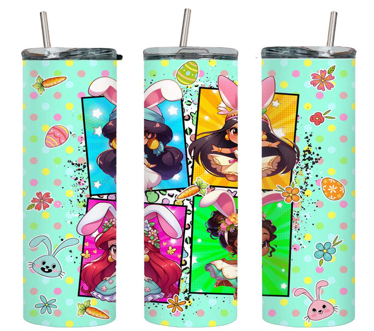 Jasmine, Pocahontas, Tiana, Ariel-8920 - tumbler