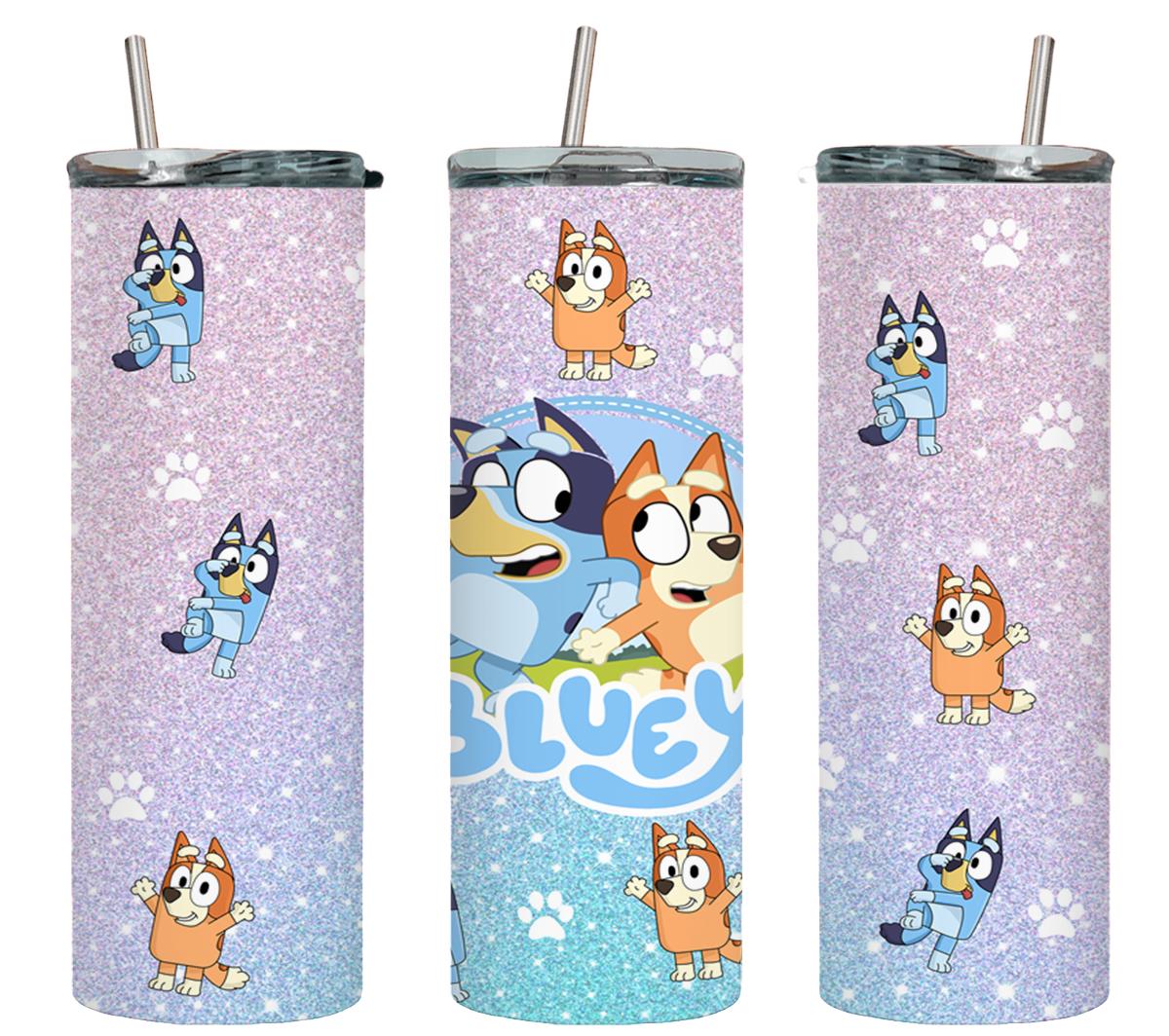 Blue Dog - tumbler