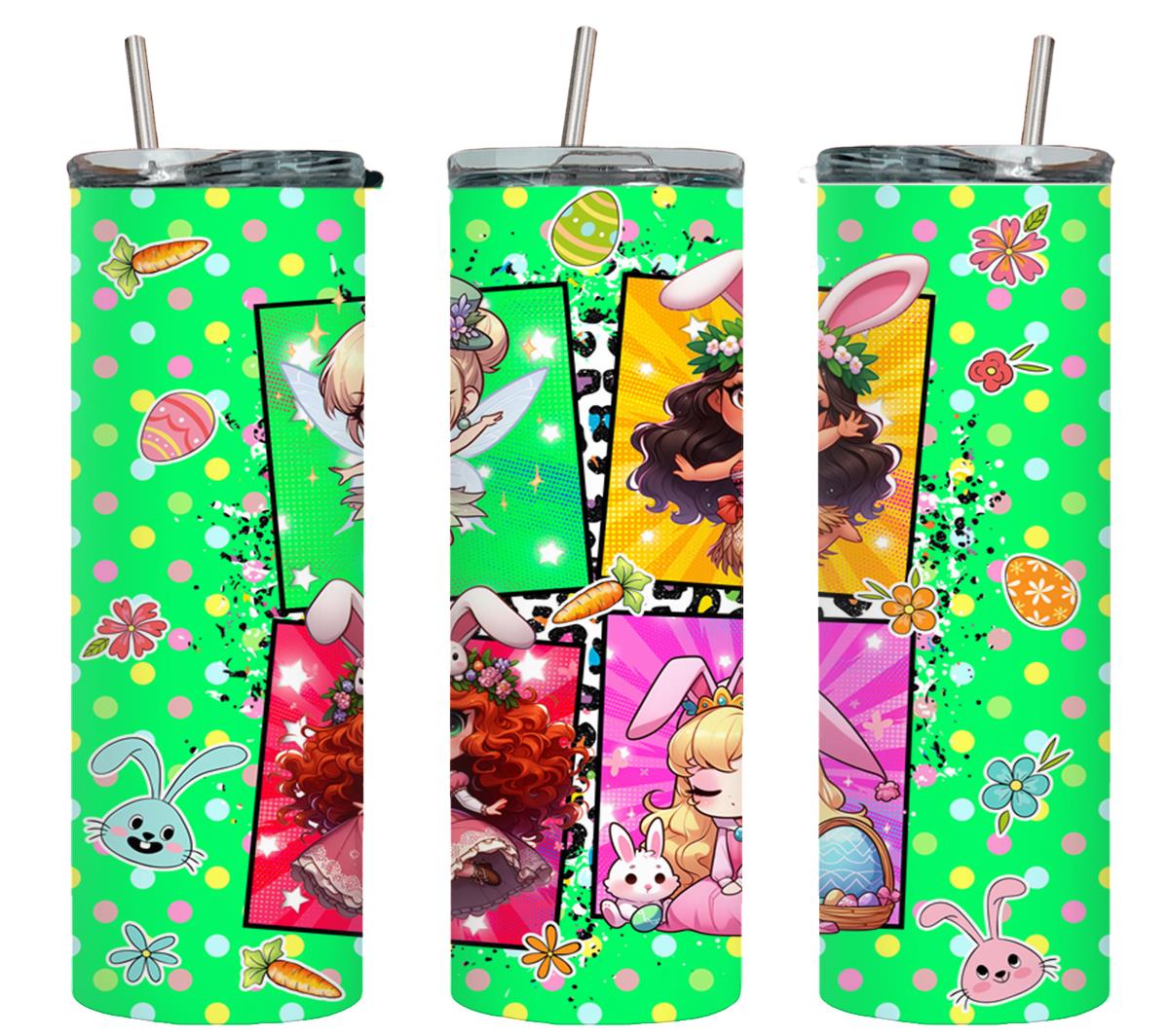 Tinker Bell, Moana, Merida, Aurora-8926 - tumbler