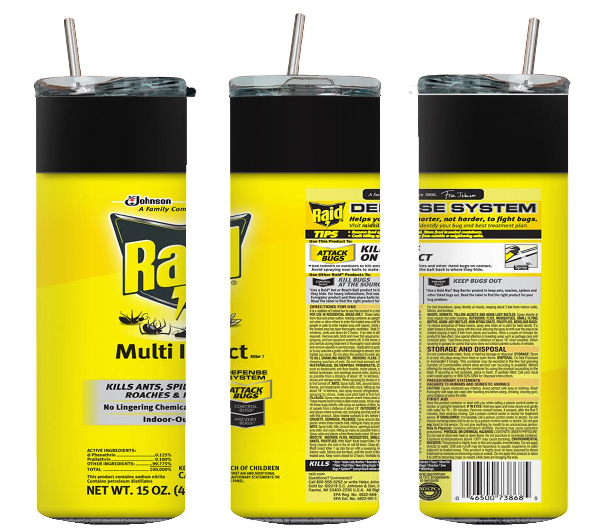Raid Multi Insect - tumbler