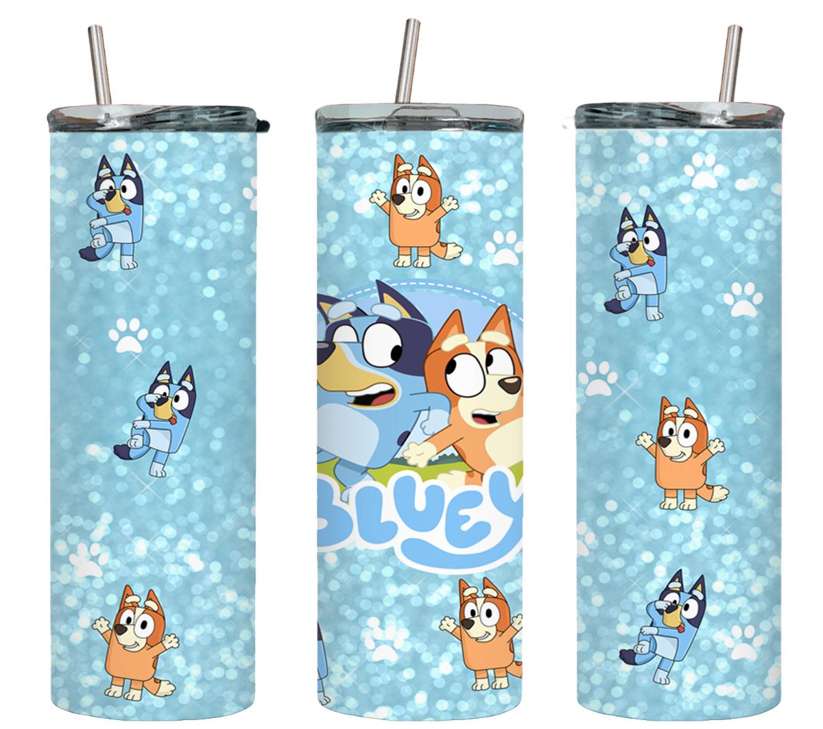 Blue Dog - tumbler