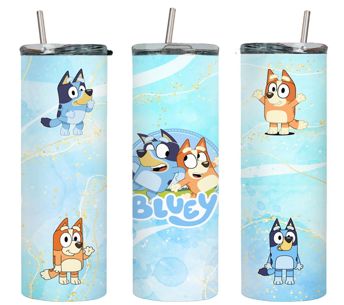 Blue Dog - tumbler