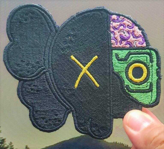 Embroidered Patch KawFace - embroidered patch